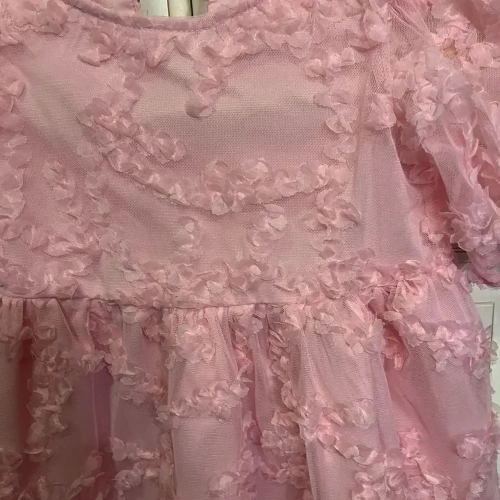 H&M toddler beautiful pink girls dress Sz 5